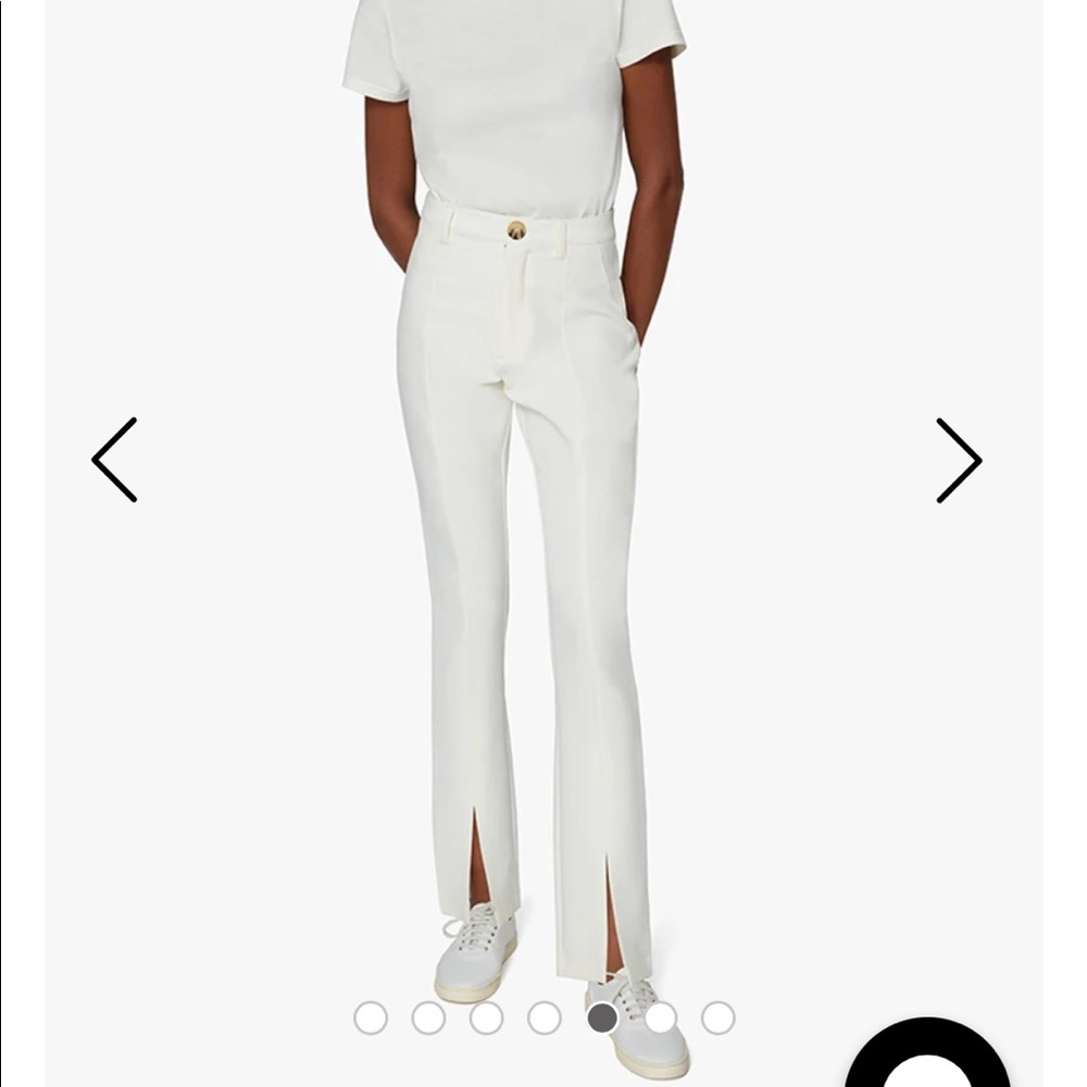 Weworewhat Slit stretch herringbone twill pants